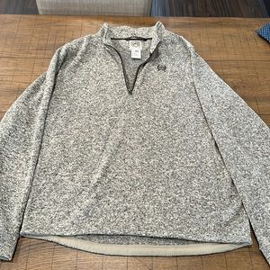 NWOT Cinch Beige 1/4 zip sweater